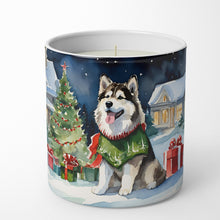 Load image into Gallery viewer, Alaskan Malamute Cozy Christmas Decorative Soy Candle