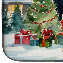 Load image into Gallery viewer, Alaskan Malamute Cozy Christmas Dish Drying Mat