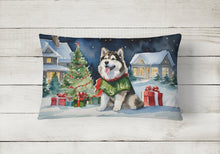 Load image into Gallery viewer, Alaskan Malamute Cozy Christmas Throw Pillow