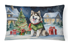 Load image into Gallery viewer, Alaskan Malamute Cozy Christmas Throw Pillow