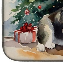 Load image into Gallery viewer, Alaskan Malamute Cozy Christmas Dish Drying Mat