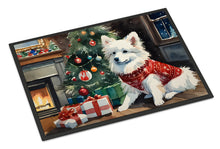 Load image into Gallery viewer, American Eskimo Cozy Christmas Doormat - Large 24x36 – Indoor/Outdoor Floor Mat with Artistic Flair