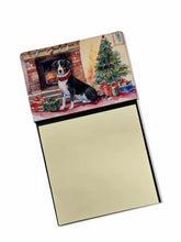Load image into Gallery viewer, Appenzeller Sennenhund Cozy Christmas Sticky Note Holder- Refiilable Desk Accessory Note Pad