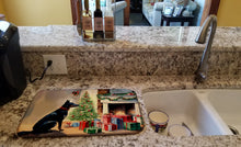 Load image into Gallery viewer, Australian Kelpie Cozy Christmas Dish Drying Mat