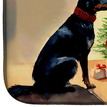 Load image into Gallery viewer, Australian Kelpie Cozy Christmas Dish Drying Mat