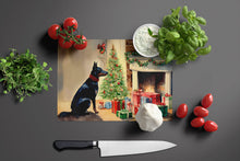 Load image into Gallery viewer, Australian Kelpie Cozy Christmas Glass Cutting Boards – Durable, Decorative Kitchen Art Large