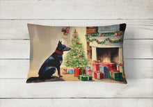 Load image into Gallery viewer, Australian Kelpie Cozy Christmas Throw Pillow