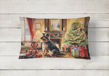 Load image into Gallery viewer, Australian Terrier Cozy Christmas Throw Pillow