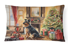 Load image into Gallery viewer, Australian Terrier Cozy Christmas Throw Pillow