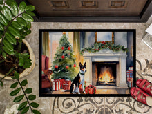 Load image into Gallery viewer, Basenji Cozy Christmas Doormat - Large 24x36 – Indoor/Outdoor Floor Mat with Artistic Flair