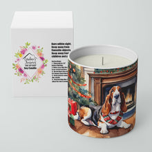 Load image into Gallery viewer, Basset Hound Cozy Christmas Decorative Soy Candle