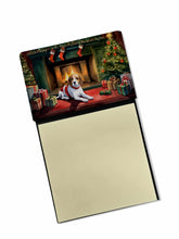 Load image into Gallery viewer, Beagle Cozy Christmas Sticky Note Holder- Refiilable Desk Accessory Note Pad