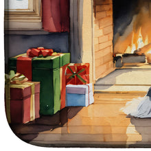 Load image into Gallery viewer, Bearded Collie Cozy Christmas Dish Drying Mat