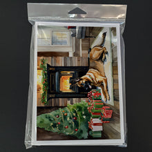 Load image into Gallery viewer, Belgian Malinois Cozy Christmas Greeting Cards - Blank Note Cards – 8-Pack of Artist-Designed Cards with Envelopes