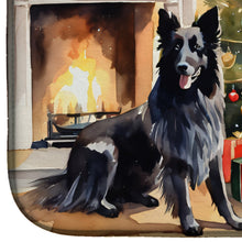 Load image into Gallery viewer, Belgian Sheepdog Cozy Christmas Dish Drying Mat