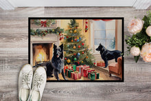 Load image into Gallery viewer, Belgian Sheepdog Cozy Christmas Doormat