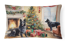 Load image into Gallery viewer, Belgian Sheepdog Cozy Christmas Throw Pillow