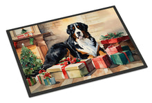 Load image into Gallery viewer, Bernese Mountain Dog Cozy Christmas Doormat