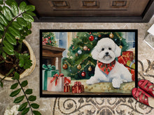 Load image into Gallery viewer, Bichon Frise Cozy Christmas Doormat - Large 24x36 – Indoor/Outdoor Floor Mat with Artistic Flair