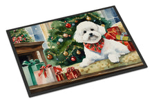 Load image into Gallery viewer, Bichon Frise Cozy Christmas Doormat - Large 24x36 – Indoor/Outdoor Floor Mat with Artistic Flair