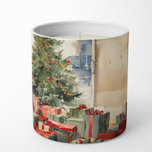 Load image into Gallery viewer, Black and Tan Coonhound Cozy Christmas Decorative Soy Candle
