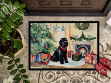 Load image into Gallery viewer, Black Russian Terrier Cozy Christmas Doormat - Large 24x36 – Indoor/Outdoor Floor Mat with Artistic Flair