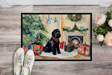 Load image into Gallery viewer, Black Russian Terrier Cozy Christmas Doormat