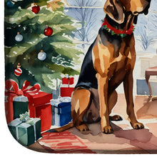 Load image into Gallery viewer, Bloodhound Cozy Christmas Dish Drying Mat