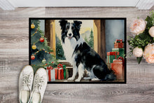 Load image into Gallery viewer, Border Collie Cozy Christmas Doormat