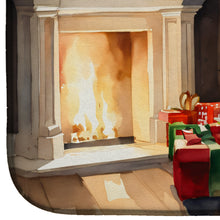 Load image into Gallery viewer, Borzoi Cozy Christmas Dish Drying Mat