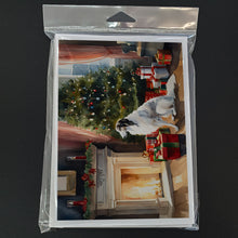 Load image into Gallery viewer, Borzoi Cozy Christmas Greeting Cards - Blank Note Cards – 8-Pack of Artist-Designed Cards with Envelopes