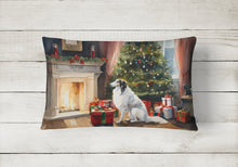 Load image into Gallery viewer, Borzoi Cozy Christmas Throw Pillow