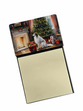 Load image into Gallery viewer, Borzoi Cozy Christmas Sticky Note Holder- Refiilable Desk Accessory Note Pad