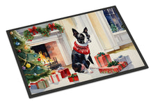 Load image into Gallery viewer, Boston Terrier Cozy Christmas Doormat - Large 24x36 – Indoor/Outdoor Floor Mat with Artistic Flair