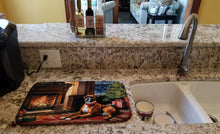 Load image into Gallery viewer, Boxer Cozy Christmas Dish Drying Mat