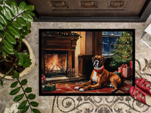 Load image into Gallery viewer, Boxer Cozy Christmas Doormat - 18X27 Indoor / Outdoor Rug | Made in USA