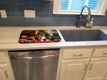 Load image into Gallery viewer, Boxer Cozy Christmas Dish Drying Mat