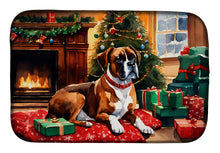 Load image into Gallery viewer, Boxer Cozy Christmas Dish Drying Mat