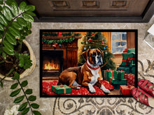 Load image into Gallery viewer, Boxer Cozy Christmas Doormat - Large 24x36 – Indoor/Outdoor Floor Mat with Artistic Flair