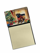 Load image into Gallery viewer, Bullmastiff Cozy Christmas Sticky Note Holder- Refiilable Desk Accessory Note Pad