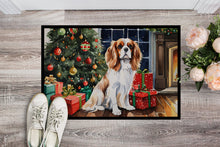 Load image into Gallery viewer, Cavalier Spaniel Cozy Christmas Doormat - Large 24x36 – Indoor/Outdoor Floor Mat with Artistic Flair