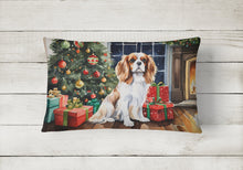 Load image into Gallery viewer, Cavalier Spaniel Cozy Christmas Throw Pillow