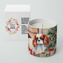 Load image into Gallery viewer, Cavalier Spaniel Cozy Christmas Decorative Soy Candle