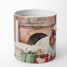 Load image into Gallery viewer, Cavalier Spaniel Cozy Christmas Decorative Soy Candle