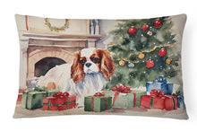 Load image into Gallery viewer, Cavalier Spaniel Cozy Christmas Throw Pillow