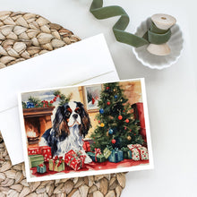 Load image into Gallery viewer, Cavalier Spaniel Cozy Christmas Greeting Cards - Blank Note Cards – 8-Pack of Artist-Designed Cards with Envelopes