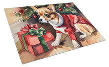 Load image into Gallery viewer, Chihuahua Cozy Christmas Glass Cutting Boards – Durable, Decorative Kitchen Art Large
