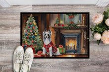 Load image into Gallery viewer, Chinese Crested Cozy Christmas Doormat - Large 24x36 – Indoor/Outdoor Floor Mat with Artistic Flair