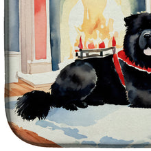 Load image into Gallery viewer, Chow Chow Cozy Christmas Dish Drying Mat