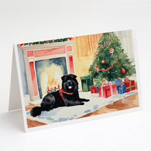 Load image into Gallery viewer, Chow Chow Cozy Christmas Greeting Cards - Blank Note Cards – 8-Pack of Artist-Designed Cards with Envelopes